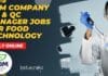ADM Company QA & QC Manager Jobs For Food Technology, Apply Online ADM Company QA