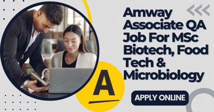 Amway Associate QA Job