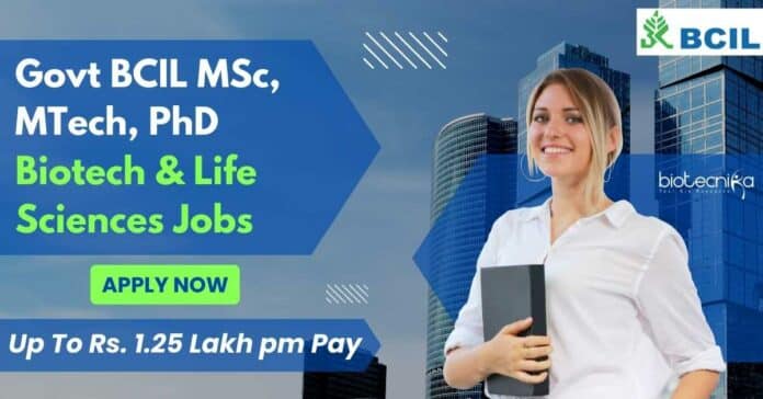 BCIL Jobs Notification 2022