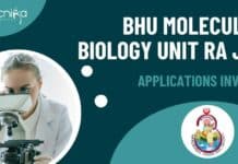 BHU Molecular Biology Unit RA Job Opening, Applications Invited BHU Vacancy RA 2022