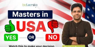 MSc Biotech In USA - Pros & Cons - All Questions Answered