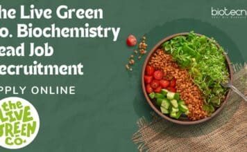 Biochemistry Lead Job Opening