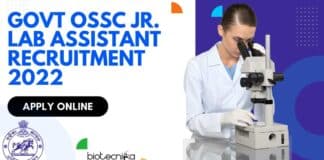 Biotechnology Jobs at OSSC