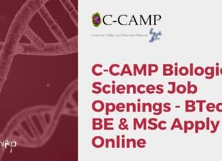 C-CAMP Biology Jobs 2022