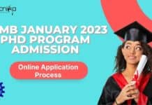 CCMB January 2023 PhD Program Admission – Online Application Process CCMB PhD Admission 2023