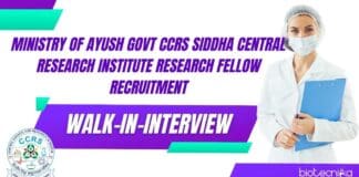 CCRS JRF Post