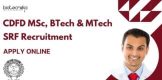 CDFD SRF Job Opening