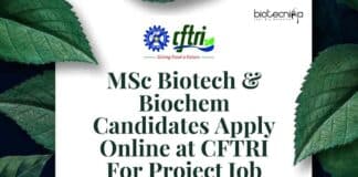 CFTRI MSc Project Job