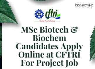 CFTRI MSc Project Job