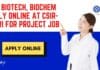 MSc Biotech, Biochem Apply Online at CSIR-CFTRI For Project Associate Job CFTRI Project Vacancy Available