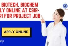 CFTRI Project Vacancy Available