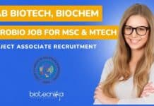 CIAB Biotech, Biochem, Microbiology Job For MSc & MTech – Project Associate Recruitment CIAB Project Associate Job