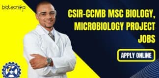 CSIR-CCMB MSc Biology