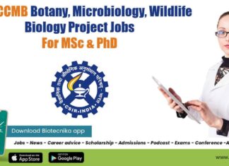 CSIR-CCMB PhD