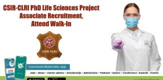 CSIR-CLRI PhD Job