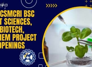 CSIR-CSMCRI BSc Plant Sciences