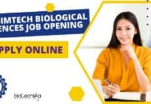 CSIR-IMTECH Biological Sciences Job Opening – Online Application Process CSIR-IMTECH Biological Sciences Job