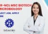 CSIR-NCL MSc Biotech & Microbiology Project Job, Apply Online CSIR-NCL Project Vacancy For MSc Candidates - Apply Online