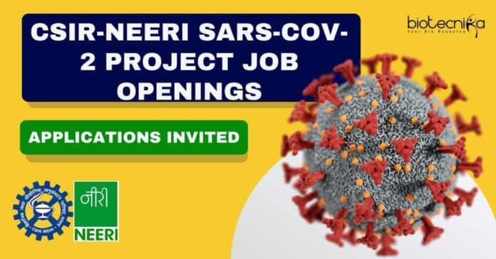 CSIR-NEERI Project Job