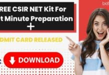 CSIR NET Revision Bundle FREE Download