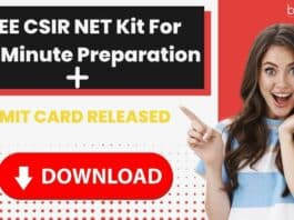 CSIR NET Revision Bundle FREE Download