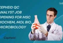 Cepheid QC Analyst Job Opening For MSc Biochem, Mol Bio, Microbiology Cepheid QC Analyst