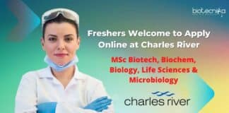 Charles River Freshers Jobs