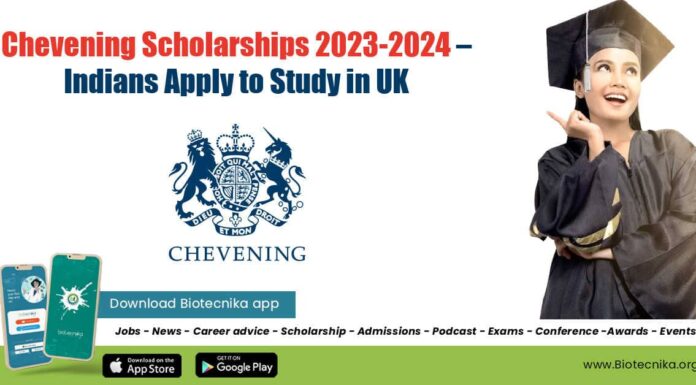 Chevening Scholarships 2023-2024