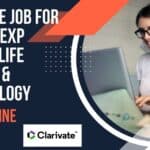 Clarivate Job For 0-1 Year Exp Biotech, Life Sciences & Microbiology Clarivate Content Analyst Job