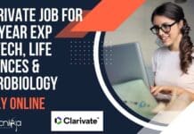 Clarivate Job For 0-1 Year Exp Biotech, Life Sciences & Microbiology Clarivate Content Analyst Job