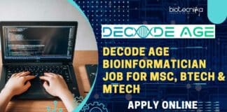 Decode Age Bioinformatician Job