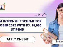 FSSAI Internship 2022 October Scheme, Apply Online
