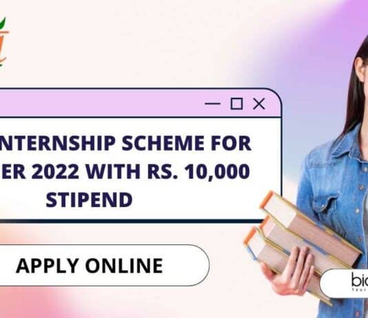 FSSAI Internship 2022 October Scheme, Apply Online