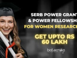 SERB POWER Grant & POWER Fellowship For Women Researchers – Get Upto Rs 60 Lakh SERB-POWER Grant 2022