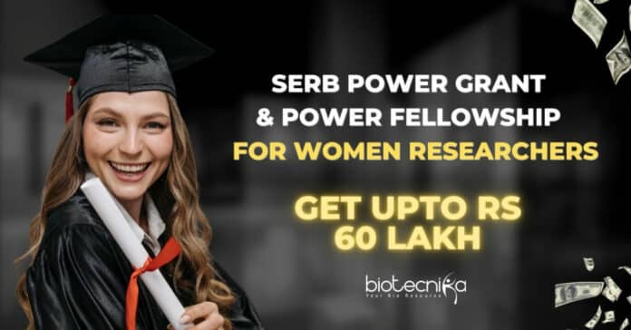 SERB-POWER Grant 2022