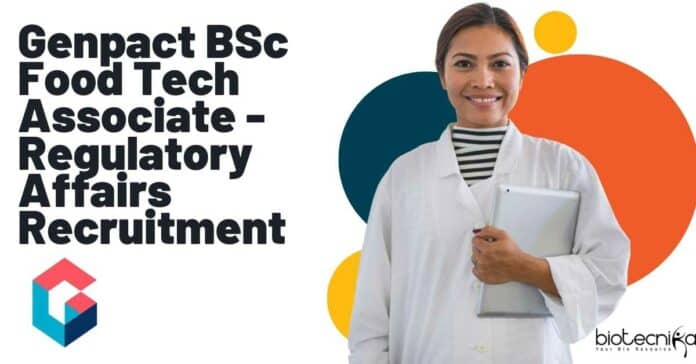 Genpact Food Tech Associate