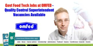 Govt Food Tech Job