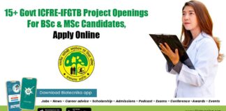 Govt ICFRE Job Openings