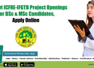 Govt ICFRE Job Openings