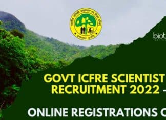 Govt ICFRE Scientist Recruitment