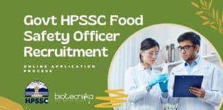 HPSSC Food Safety Officer