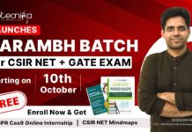 🔥🚀CSIR NET Aarambh Batch Has Launched – Calling Applications Biotecnika CSIR NET Classes - Coaching Biotecnika Admission