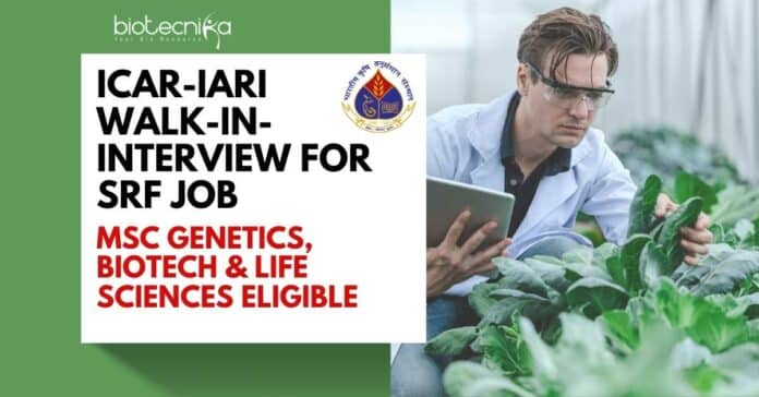 ICAR-IARI Walk-In-Interview