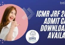 ICMR JRF 2022 Admit Card