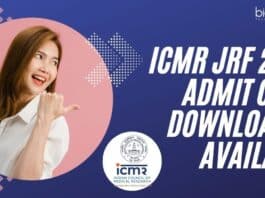 ICMR JRF 2022 Admit Card