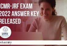 ICMR JRF 2022 Answer Key Released 