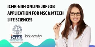ICMR-NIIH JRF Job