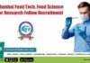 ICT Mumbai Food Tech, Food Science Junior Research Fellow Recruitment ICT Mumbai Opening 2022
