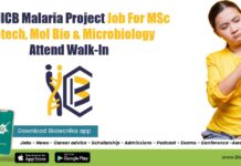 CSIR-IICB Malaria Project Job For MSc Biotech, Mol Bio & Microbio – Attend Walk-In IICB JRF Job