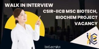 IICB Jobs Notification 2022 For Biotech & Biochem